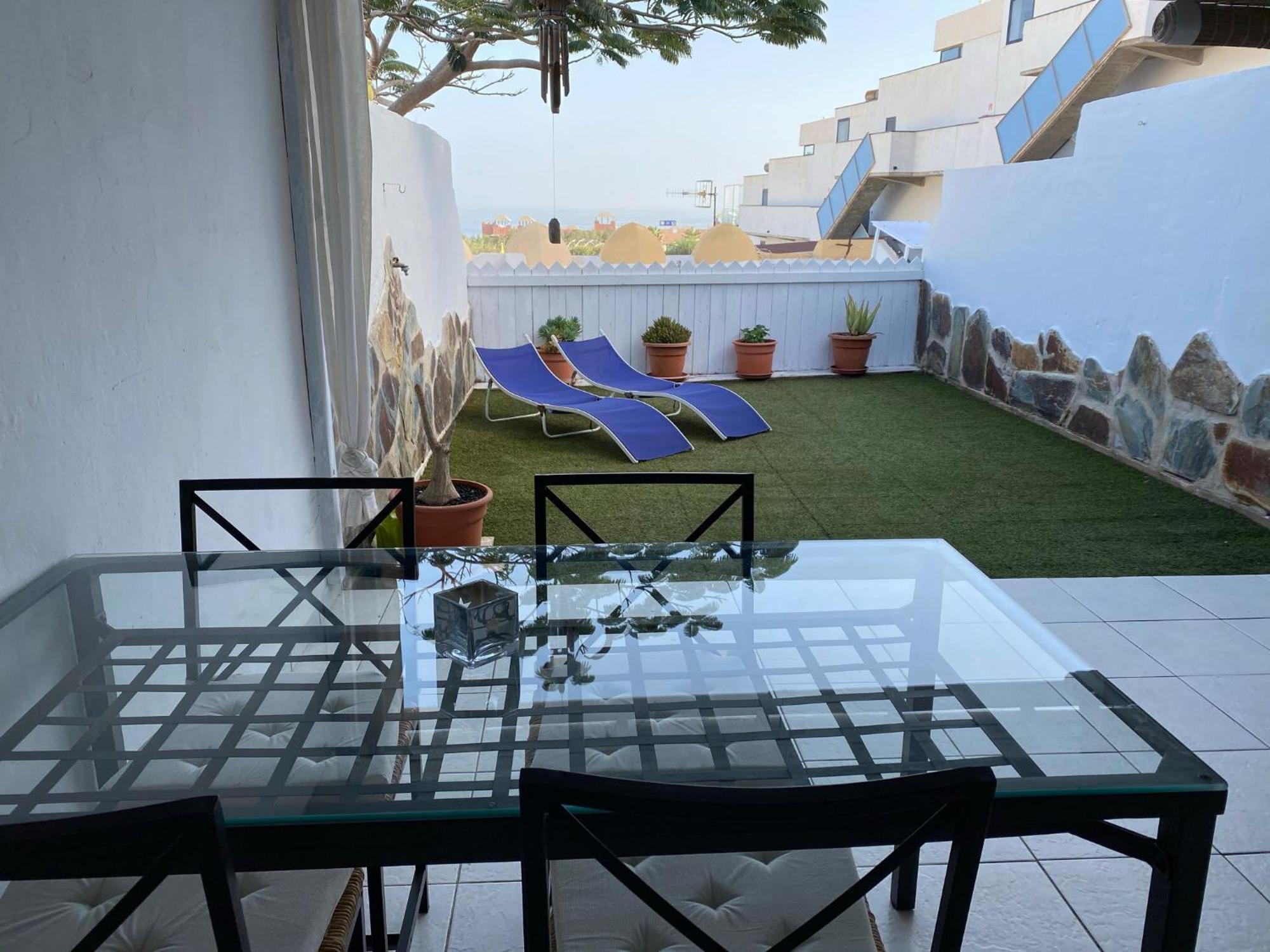 Ferienwohnung Book Jet - Costa Calma Blue Ocean Dream Terrace Exterior foto